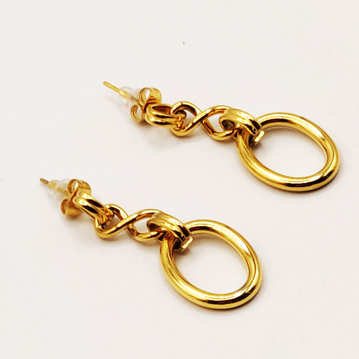 Boucles d’oreilles Infinity Dorées