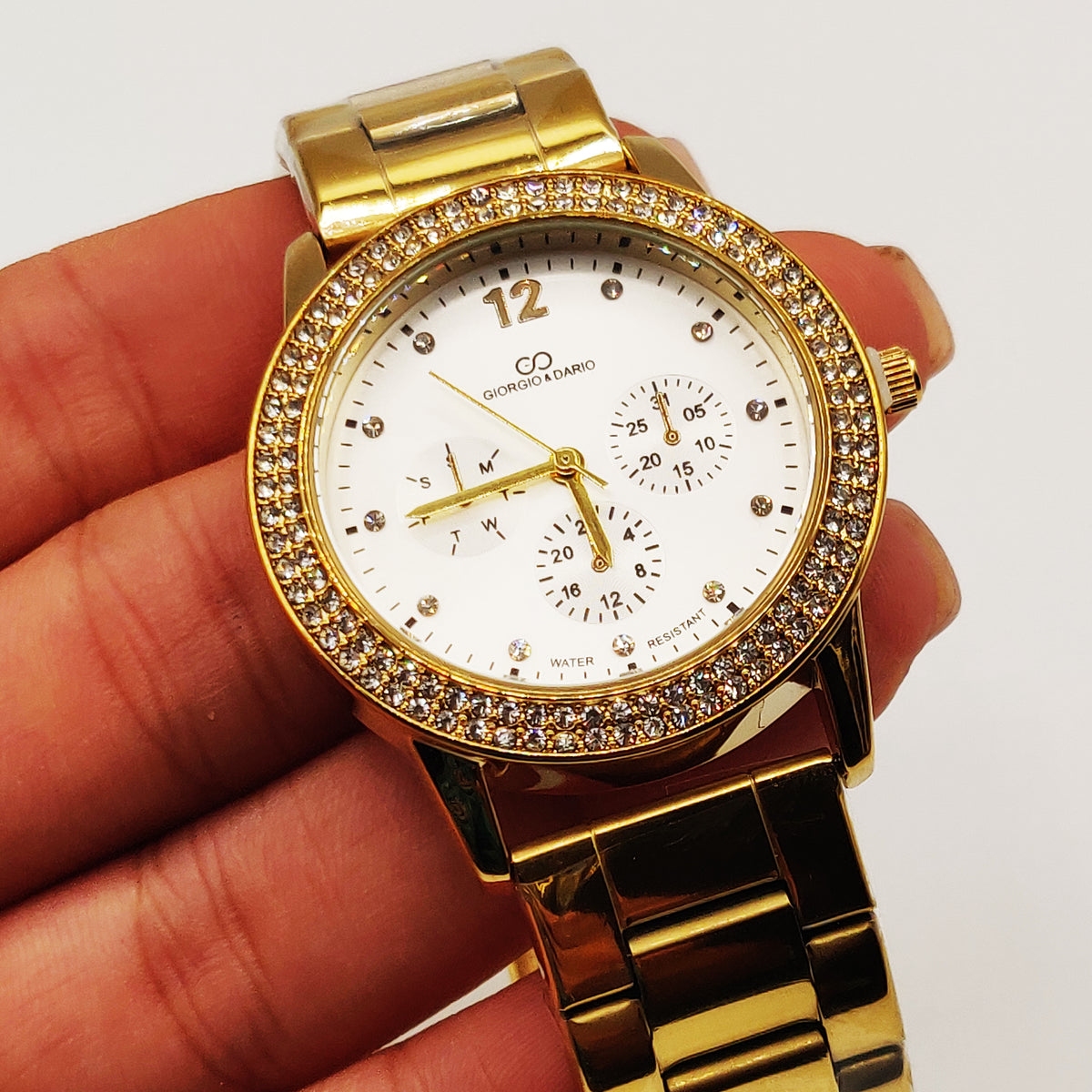 Montre giorgio dario stainless steel back deals