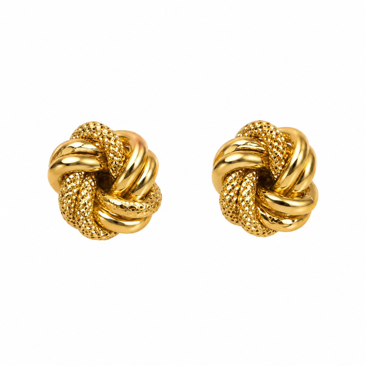 Boucles d'oreilles Boules de Noeuds Luxe