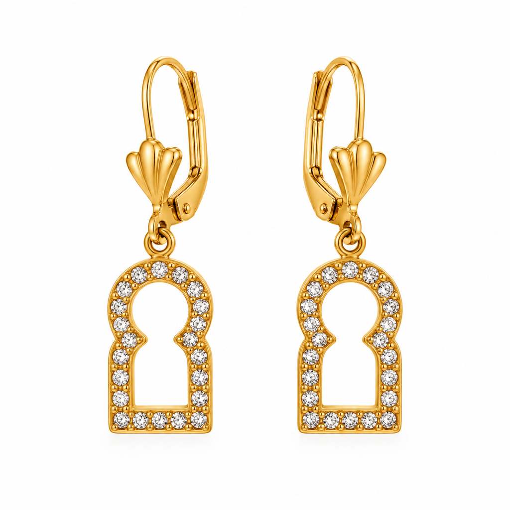 Boucles d'oreilles Bab El Mansour Cristaux Luxe