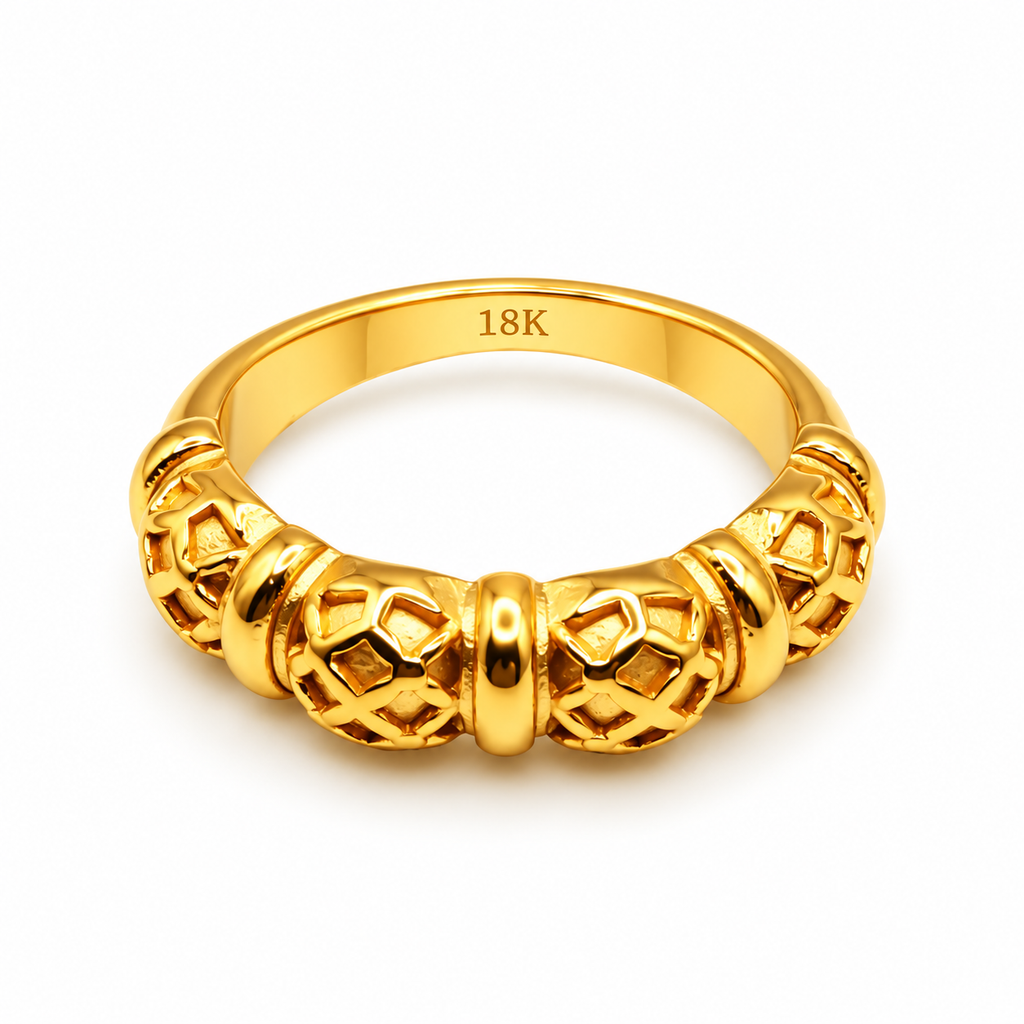 Bague Multi Boules Orientales Luxe