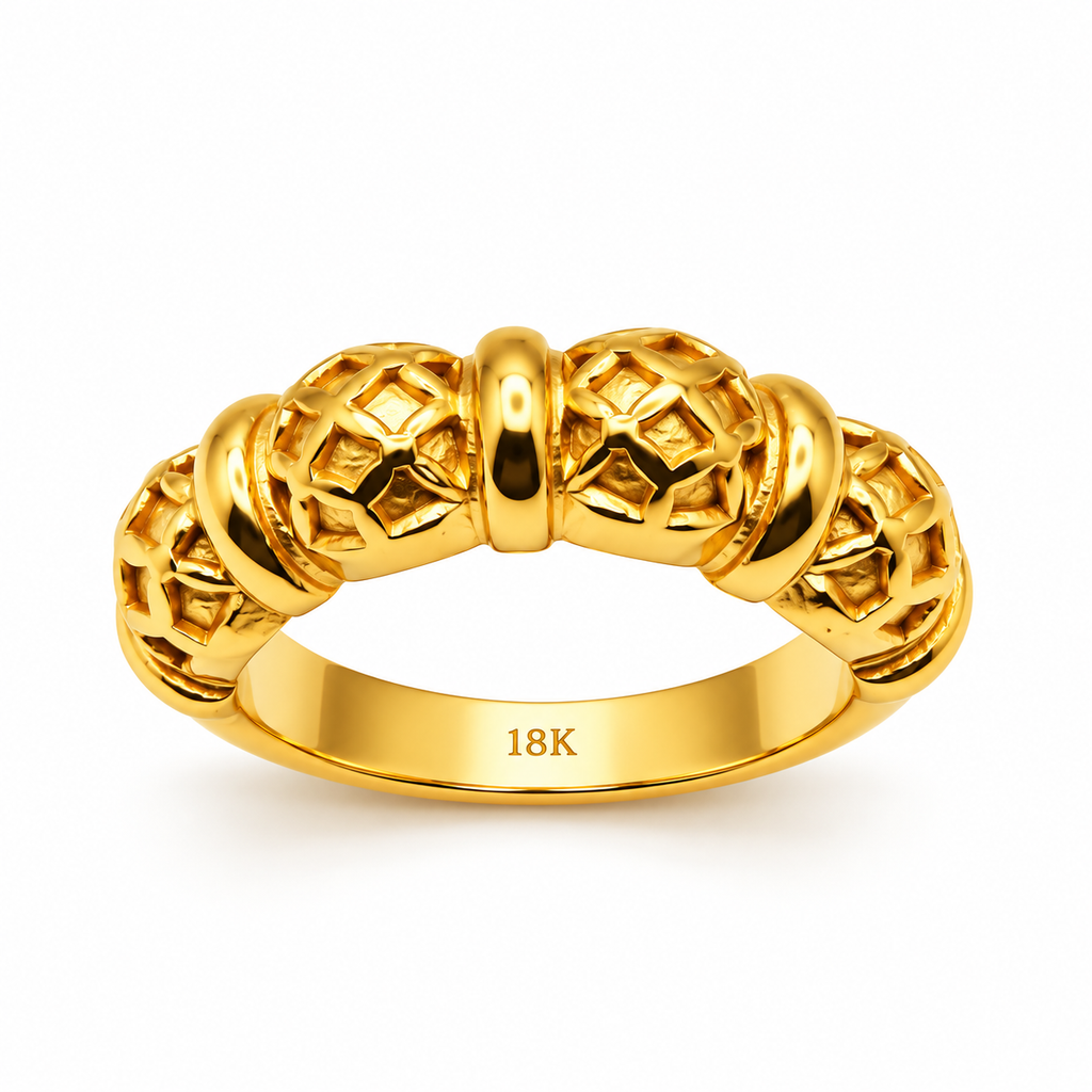 Bague Multi Boules Orientales Luxe