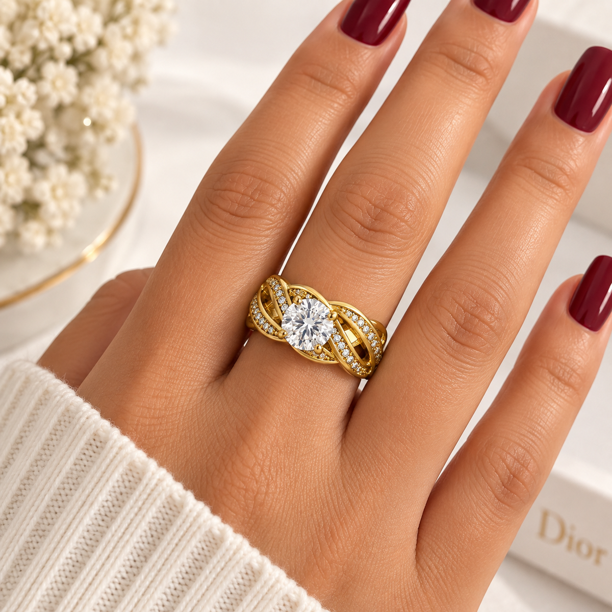 Bague Torsade Royale Luxe