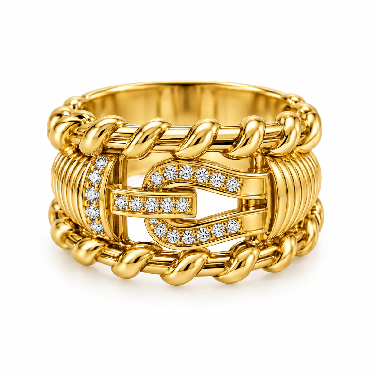 Bague Torsadé Strength Luxe