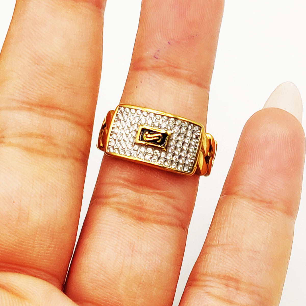 Bague Tresse Monte Carlo Luxe Premium Argenté