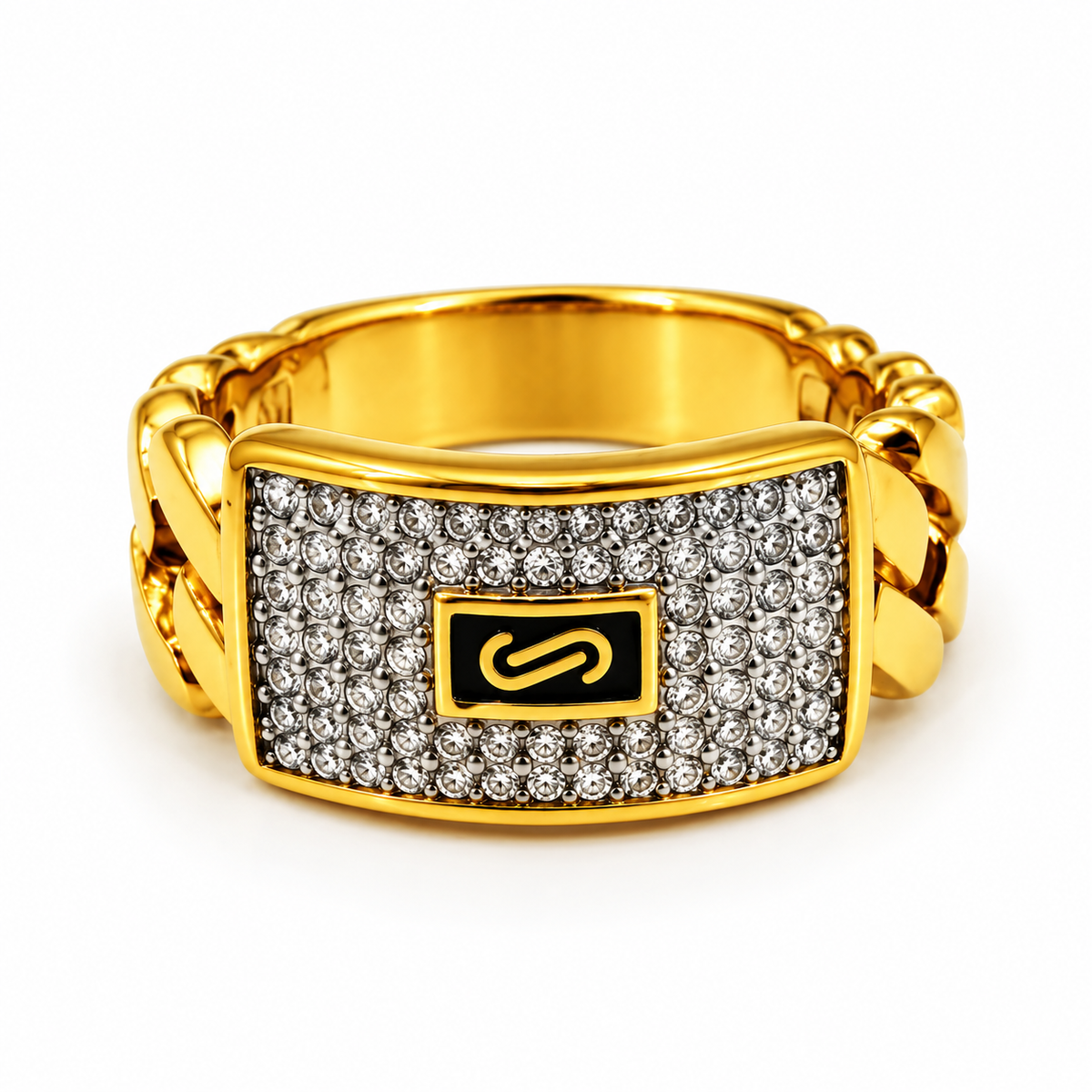 Bague Tresse Monte Carlo Luxe Premium Argenté