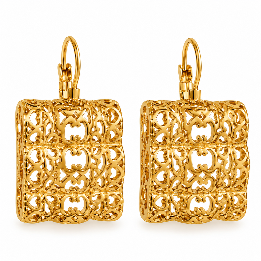 Boucles d'oreilles Vagues Orientales CC Luxe