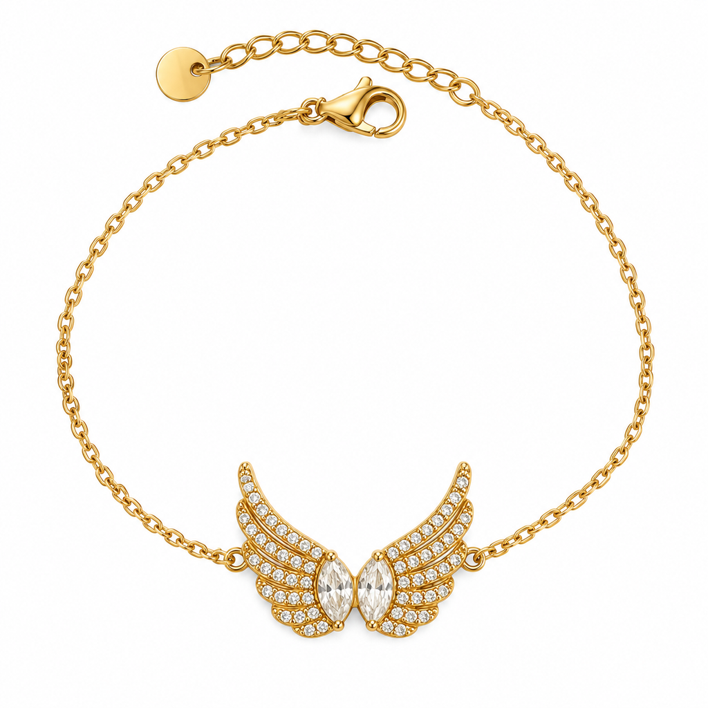 Bracelet Ailes d'Ange Cristaux Luxe