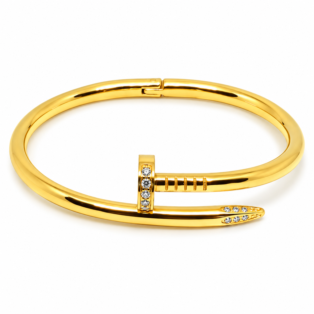 Bracelet Luxe Clou (Cristaux tête et bout)