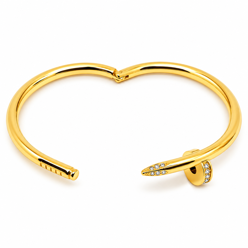 Bracelet Luxe Clou (Cristaux tête et bout)
