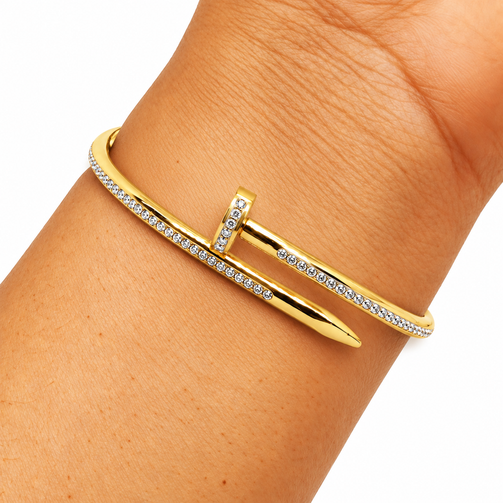 Bracelet Luxe Clou (Tour Cristaux)