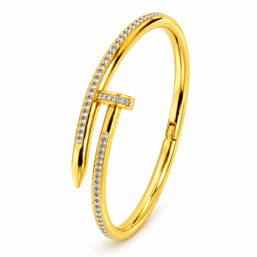 Bracelet Luxe Clou (Tour Cristaux)