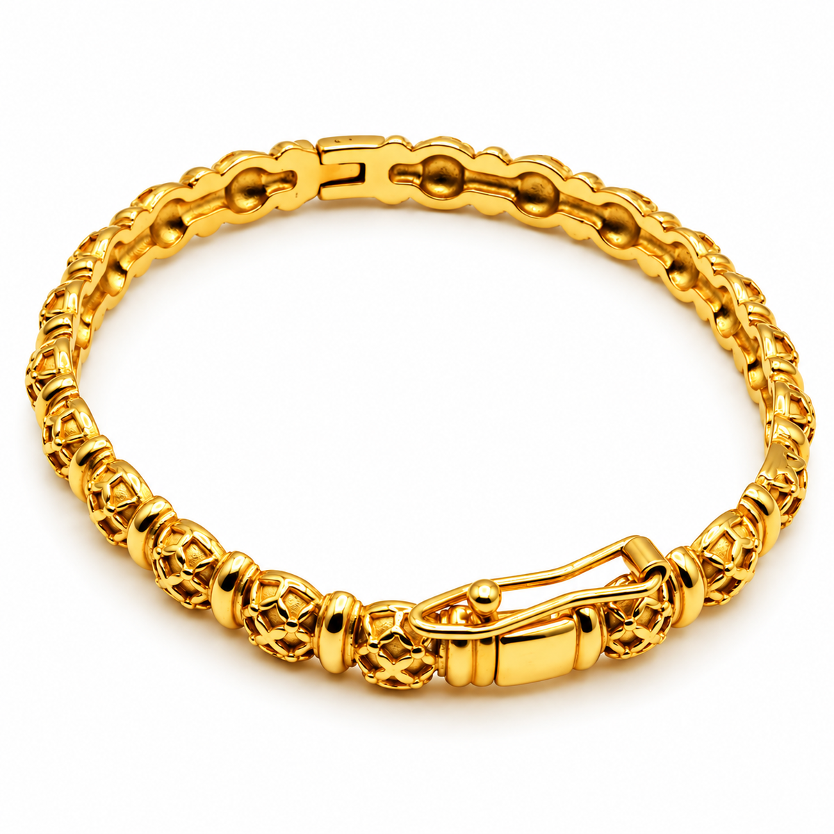 Bracelet Rigide Multi Boules Orientales Luxe