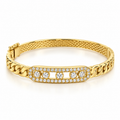 Bracelet Rigide Tresse Mexicain Luxe