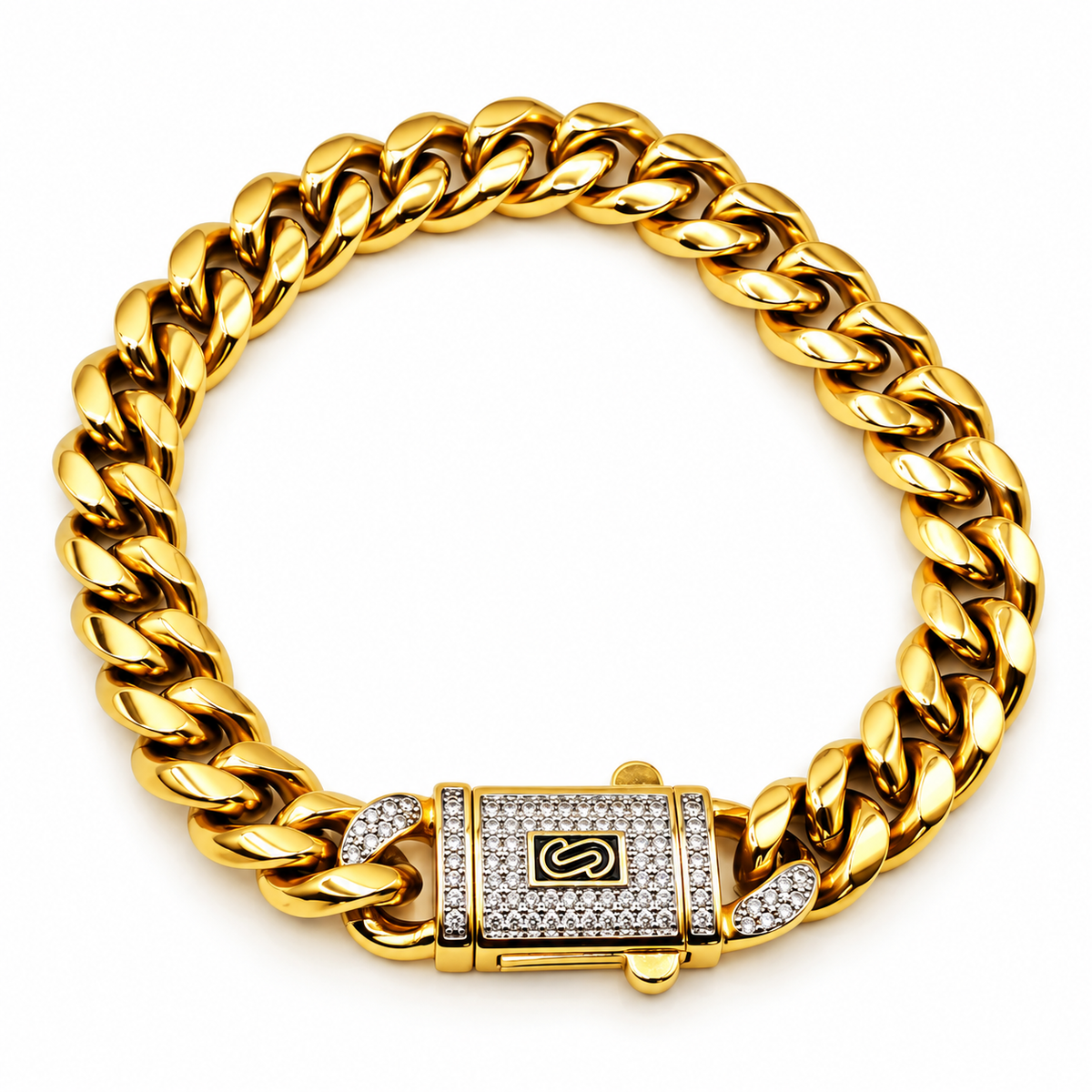 Bracelet Tresse Monte Carlo Luxe Premium Argenté