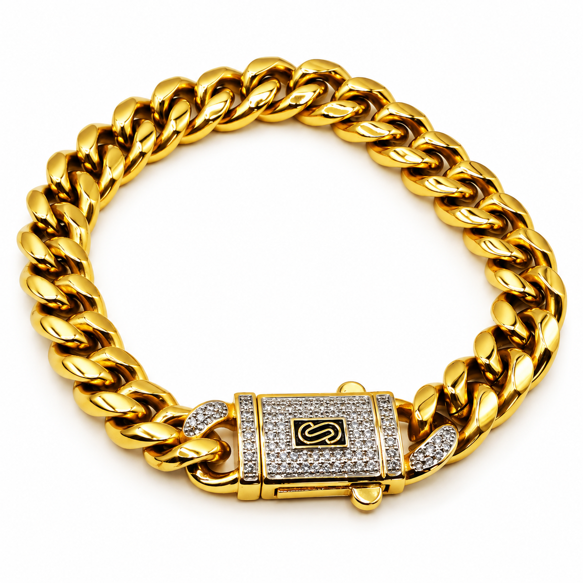 Bracelet Tresse Monte Carlo Luxe Premium Argenté