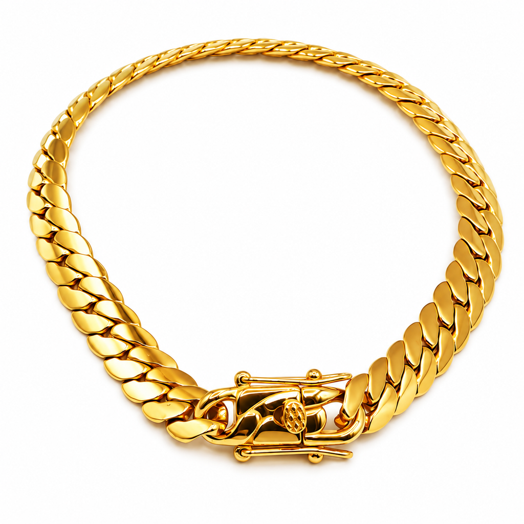 Bracelet Tresse Resserrée Fermeture Originale Fin Luxe