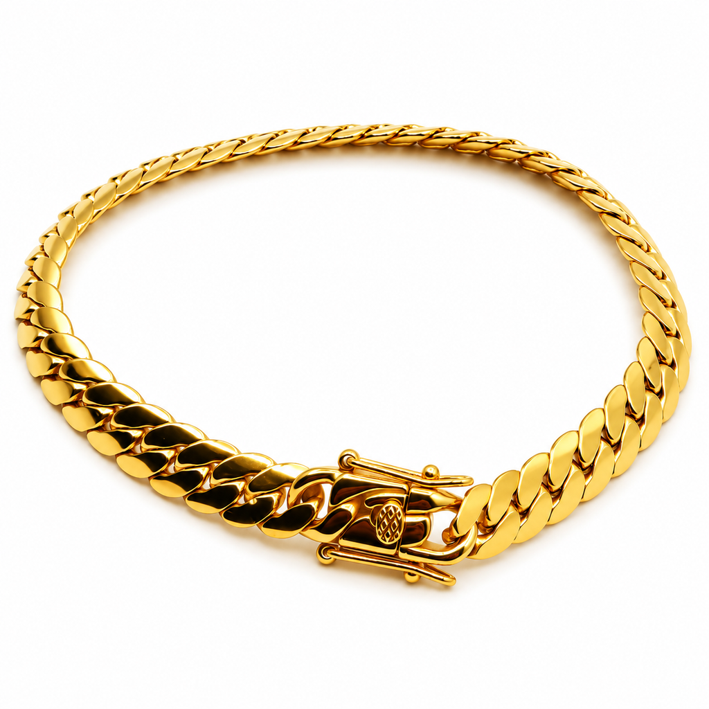 Bracelet Tresse Resserrée Fermeture Originale Fin Luxe