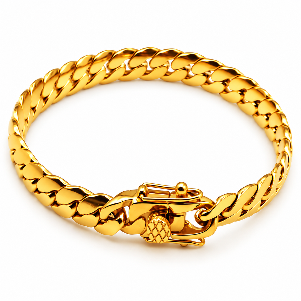 Bracelet Tresse Resserrée Fermeture Originale Luxe
