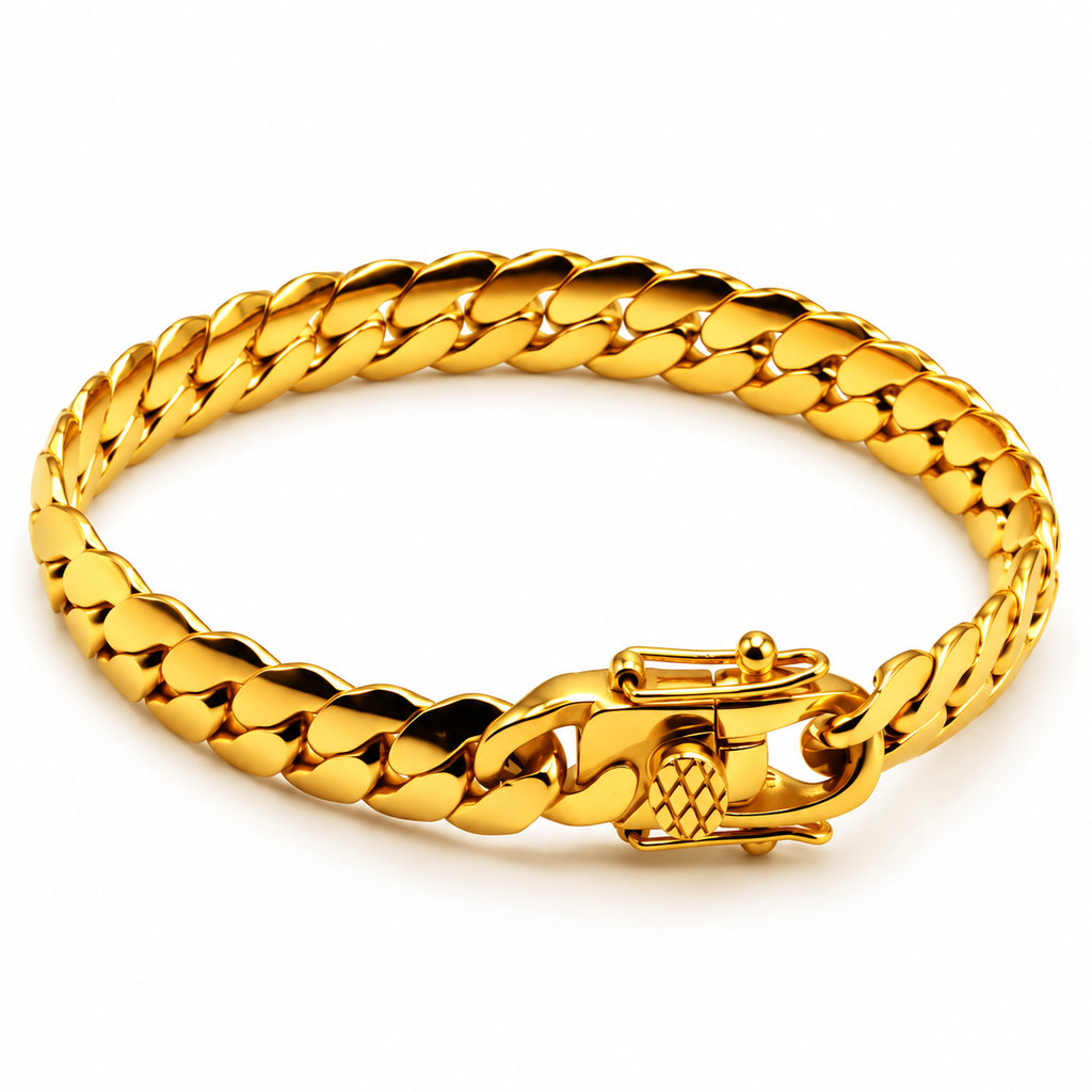 Bracelet Tresse Resserrée Fermeture Originale Luxe