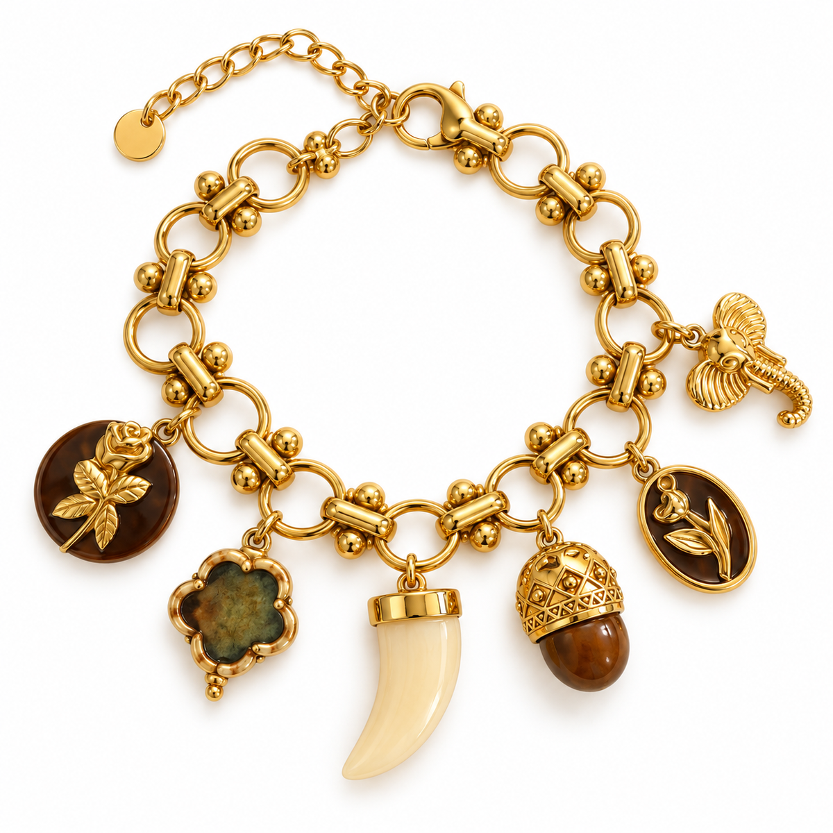 Bracelets Bibelots Vintage Marrons Luxe