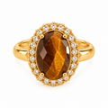 Brague Cristal Ovale Marron Luxe
