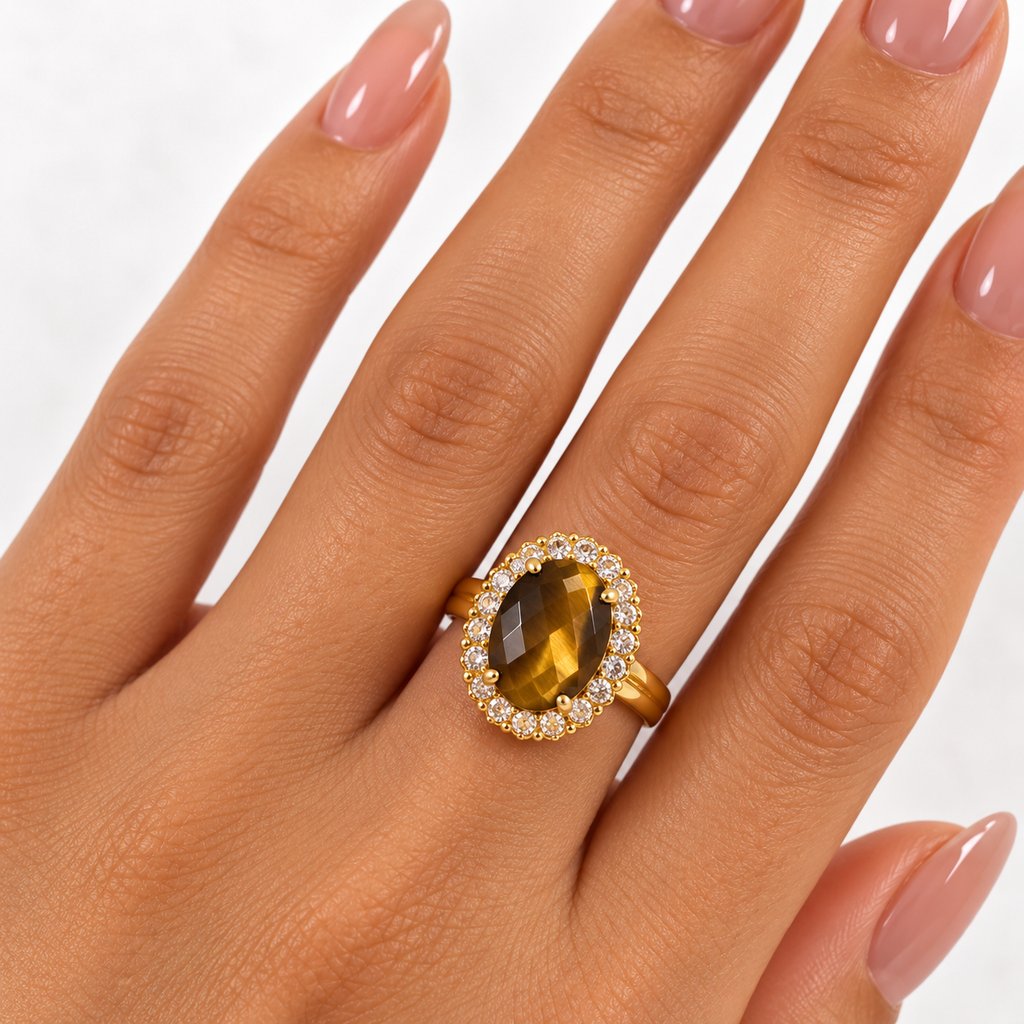Brague Cristal Ovale Marron Luxe