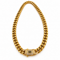 Collier Tresse Monte Carlo Luxe Premium Doré