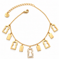 Bracelet Multi Bab El Mansour Cristaux et Dorés Luxe