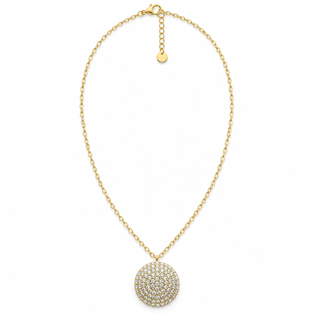 Collier Cercle Royal Cristaux Luxe