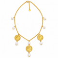 Collier Multi Louise Napoléon Et Perles d imitation Blanches Luxe