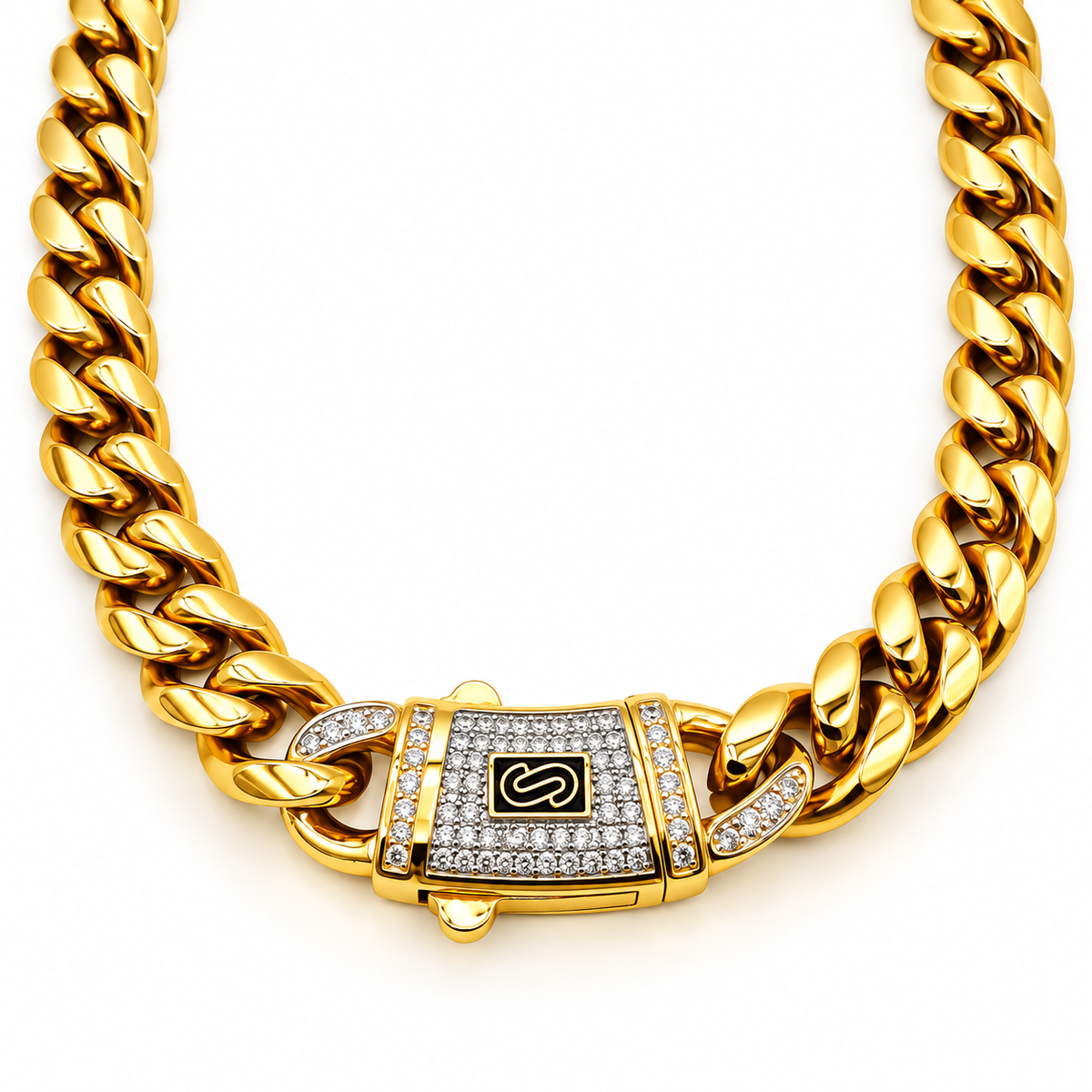 Collier Tresse Monte Carlo Luxe Premium Argenté