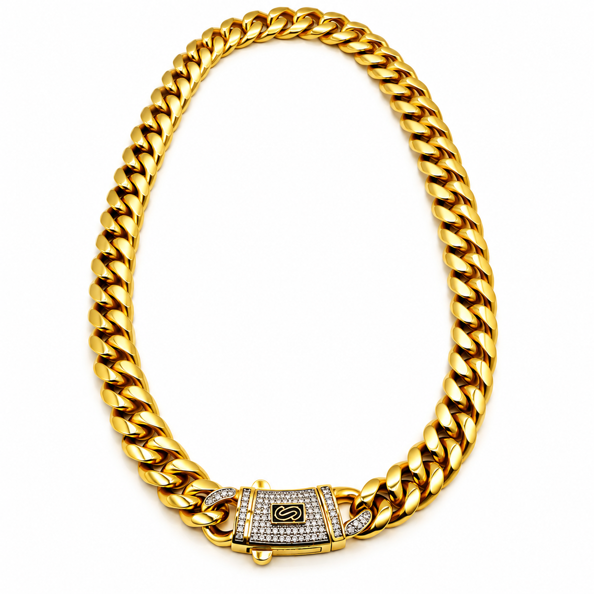 Collier Tresse Monte Carlo Luxe Premium Argenté