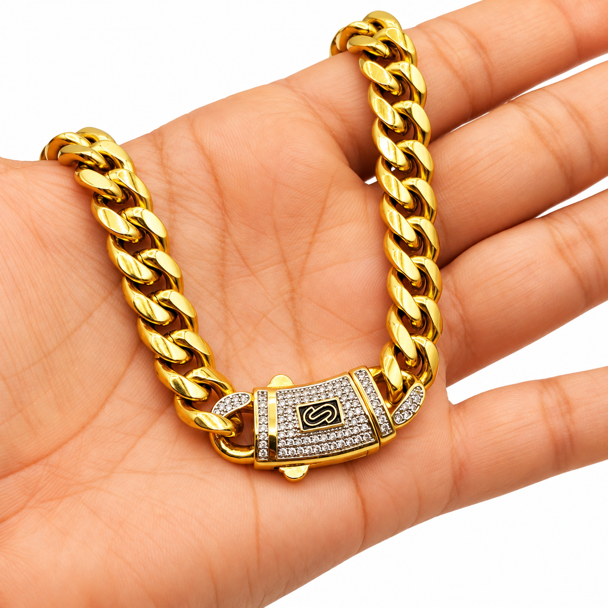 Collier Tresse Monte Carlo Luxe Premium Argenté