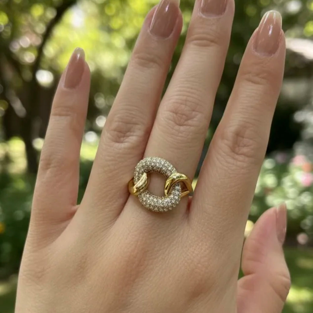 Bague Cercle Full Cristaux Luxe
