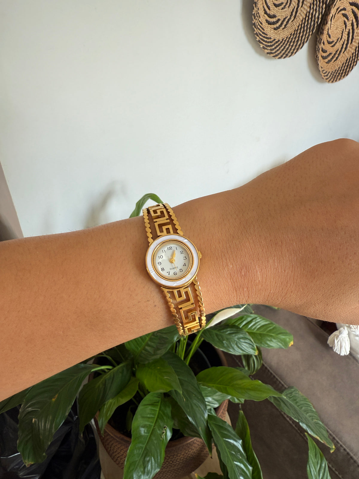Montre Bracelet Rigide V Luxe Fond Blanc