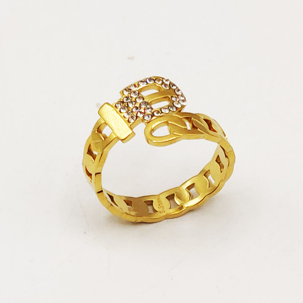 Bague Rigide Ceinture Tresse Luxe