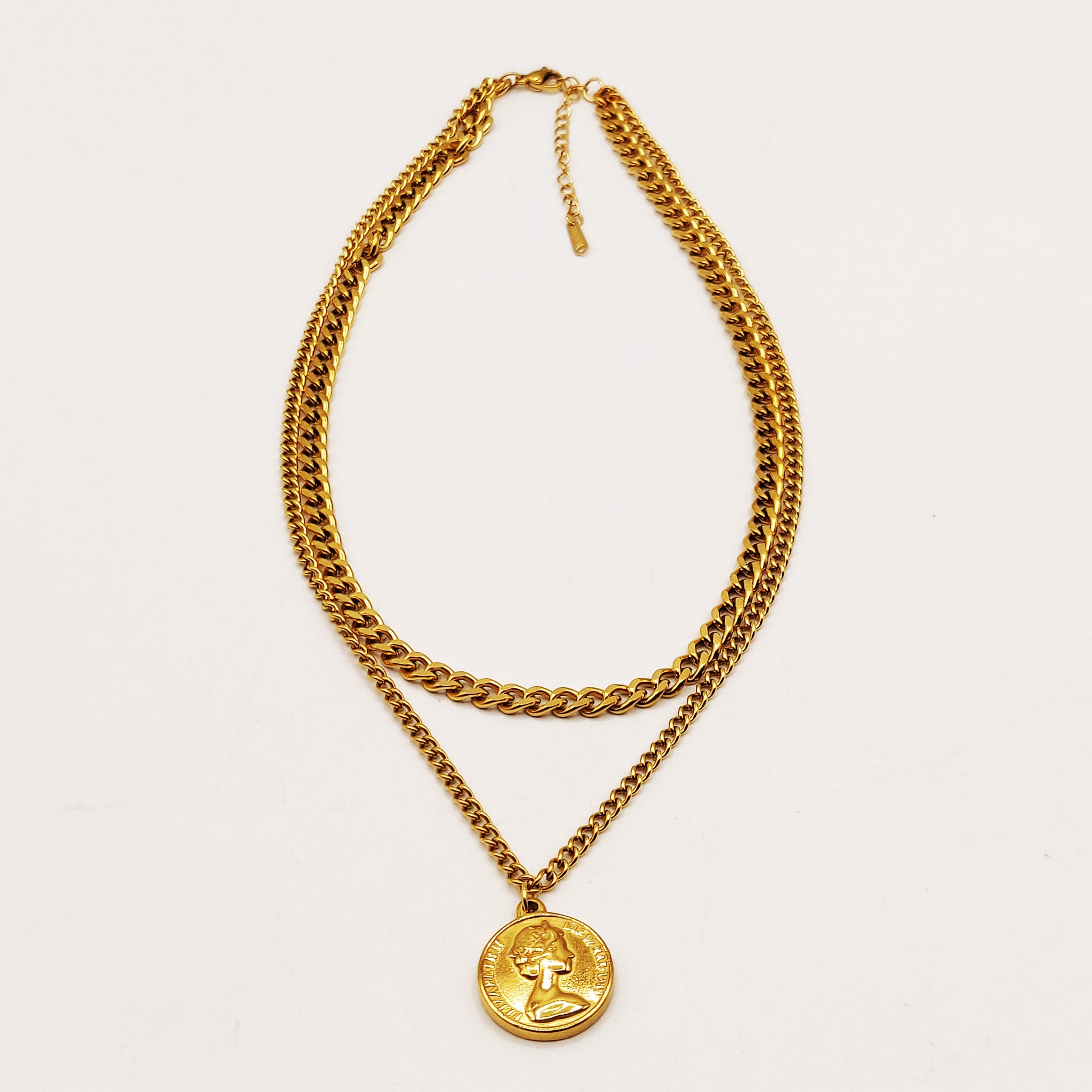 Collier Double Tresse Louise Luxe