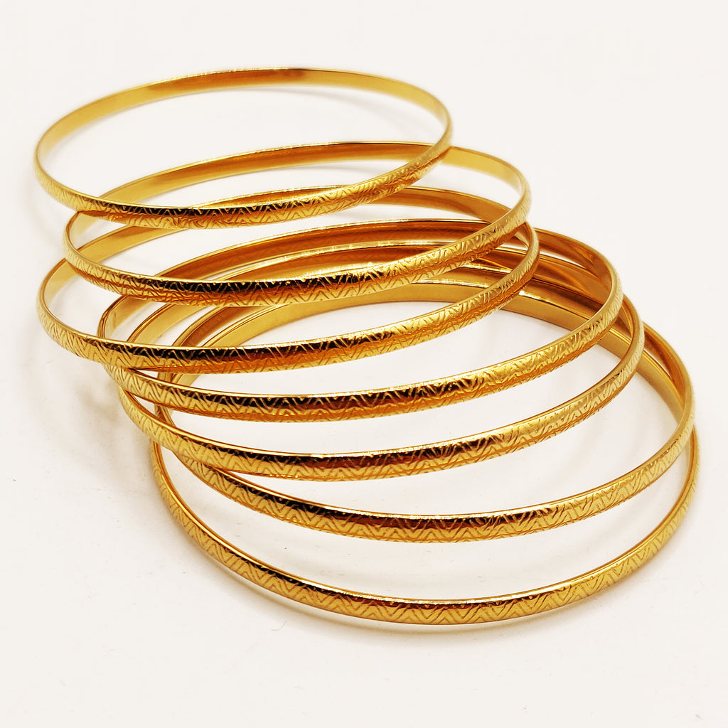 Bracelet 7 Pièces Zig Zag Luxe