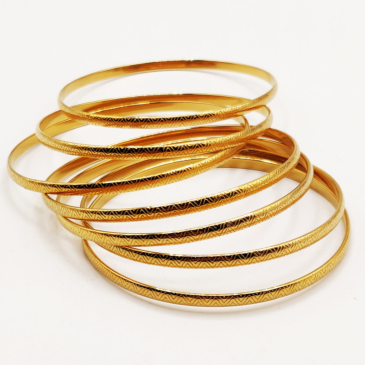 Bracelet 7 Pièces Zig Zag Luxe