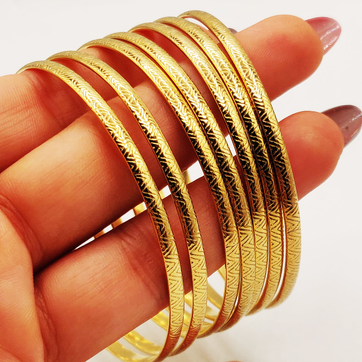 Bracelet 7 Pièces Zig Zag Luxe