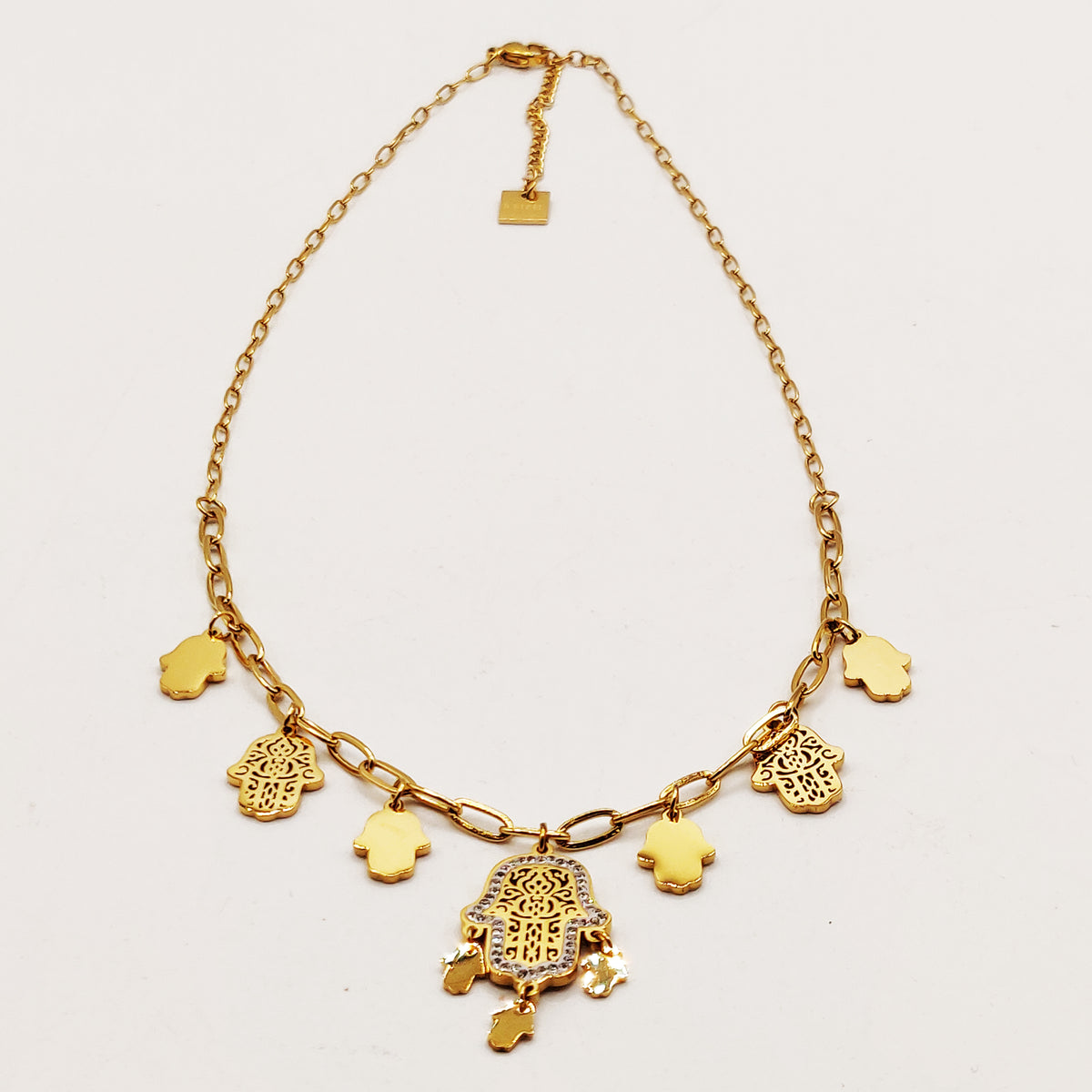 Collier Chaîne Multi Mains de Fatma Pendentifs Fatma Luxe