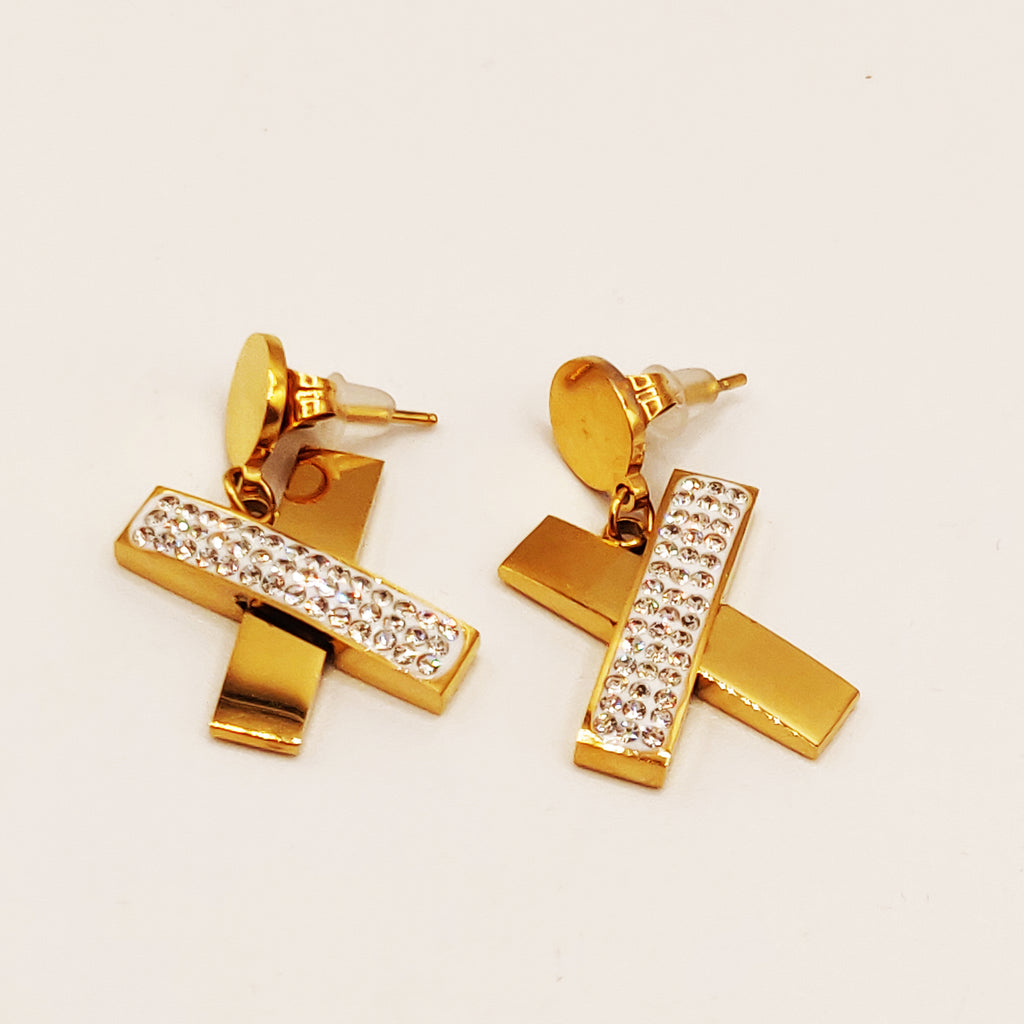 Boucles d'oreilles Torsade X Rafiné Luxe