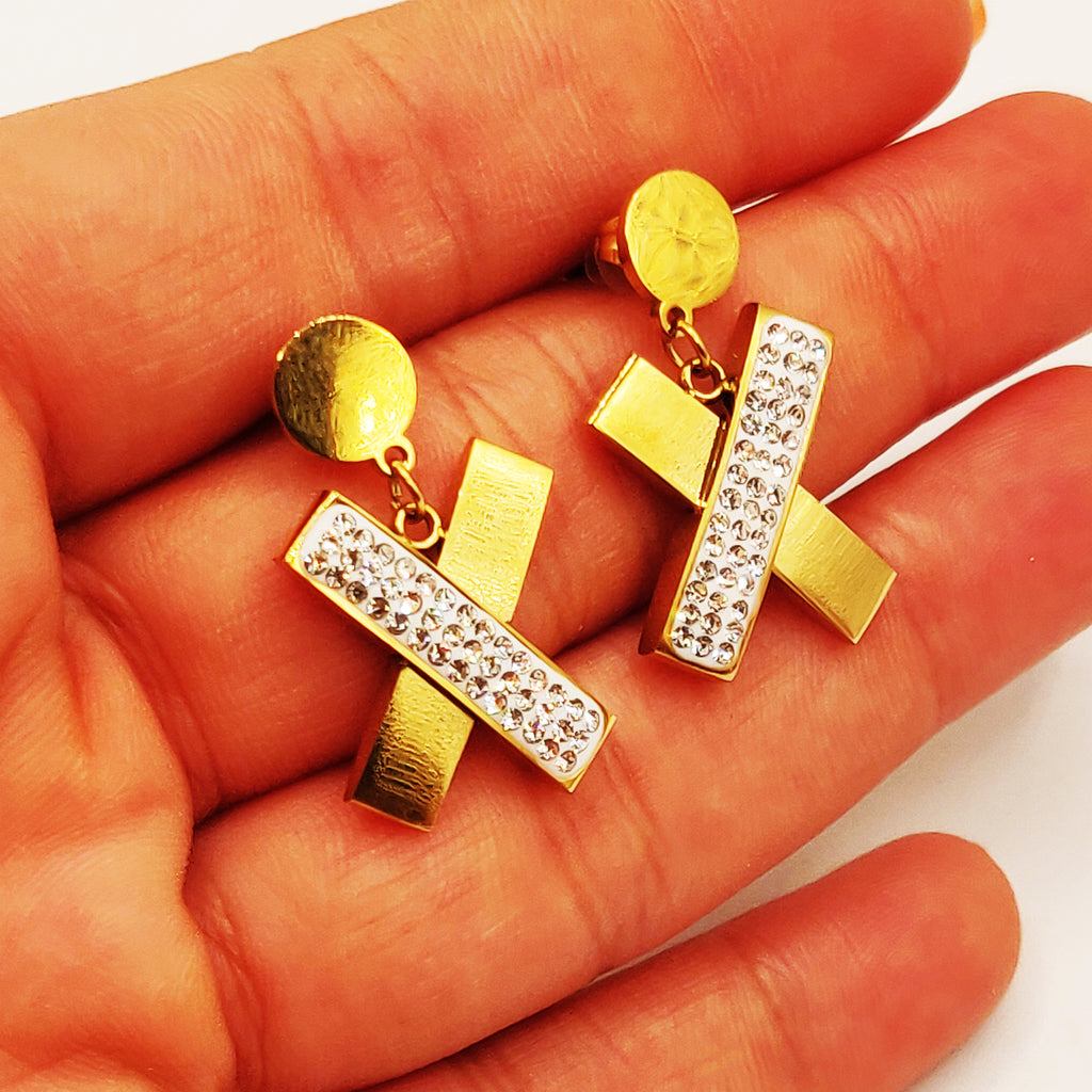 Boucles d'oreilles Torsade X Rafiné Luxe