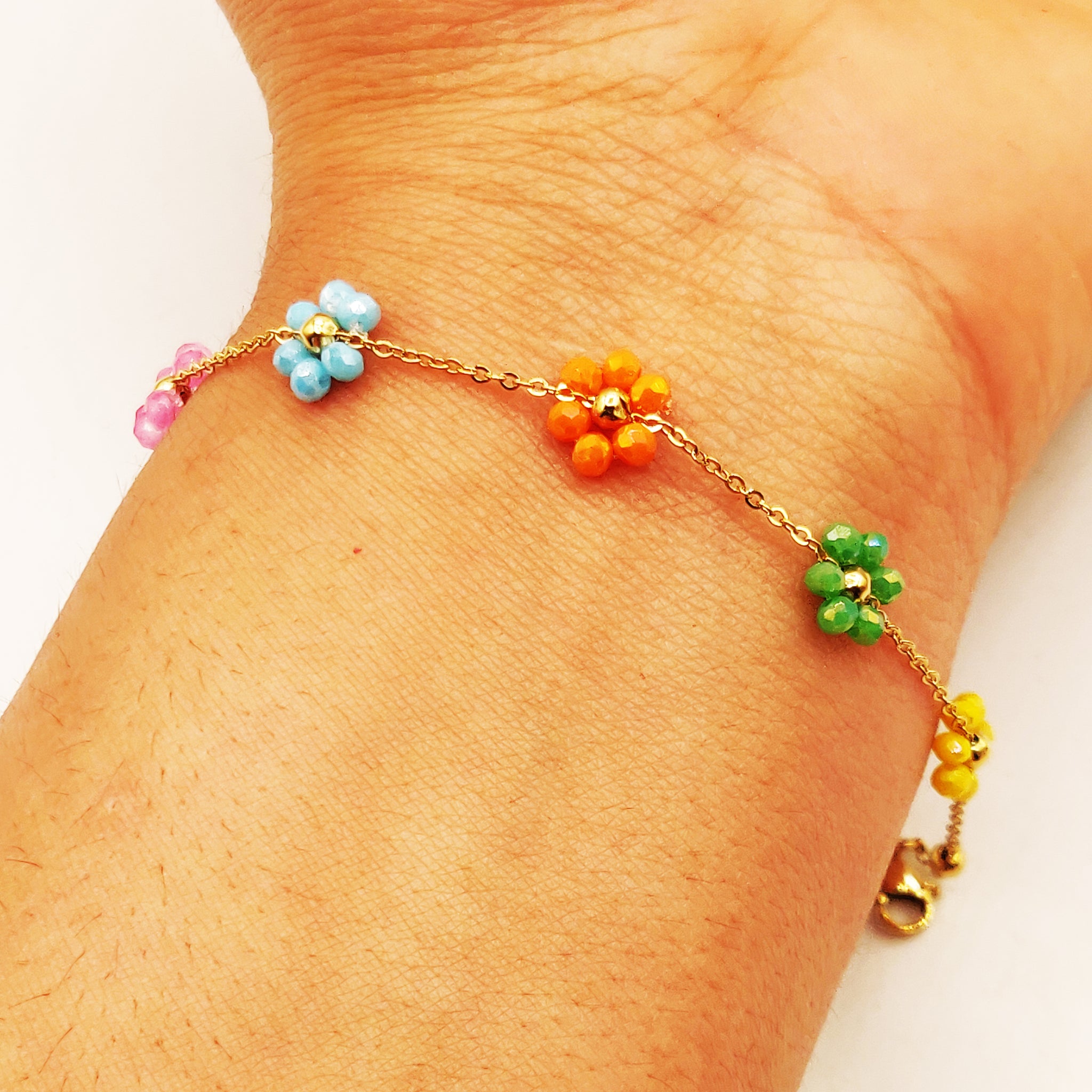 Bracelet perles de fleurs – Natura-Zen
