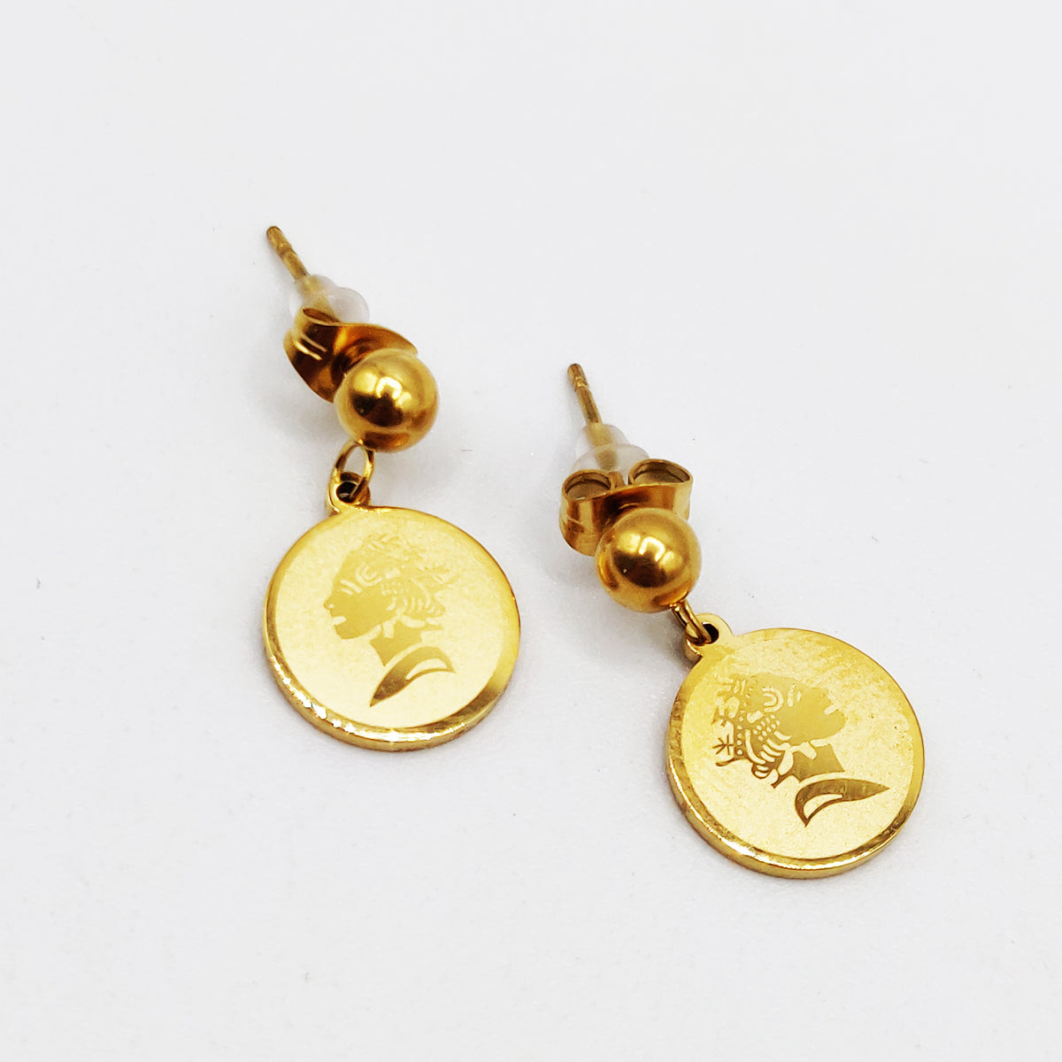 Boucles d'oreilles Chaîne Multi Pendentifs Louise, Trèfles et Étoiles Luxe