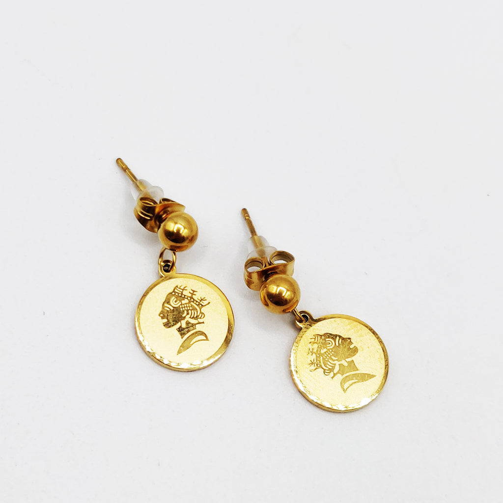 Boucles d'oreilles Chaîne Multi Pendentifs Louise, Trèfles et Étoiles Luxe