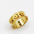 Bague Multi Marguerites Rayures Luxe