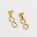 Boucles d'oreilles Torsade Multi Lignes Infinity Luxe