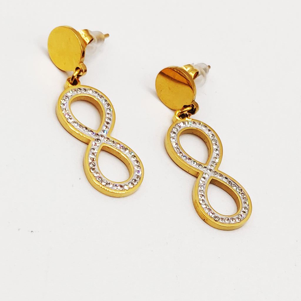 Boucles d'oreilles Torsade Multi Lignes Infinity Luxe